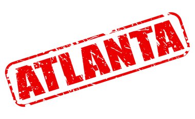 Atlanta kırmızı damga metni
