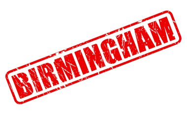 Birmingham kırmızı damga metni