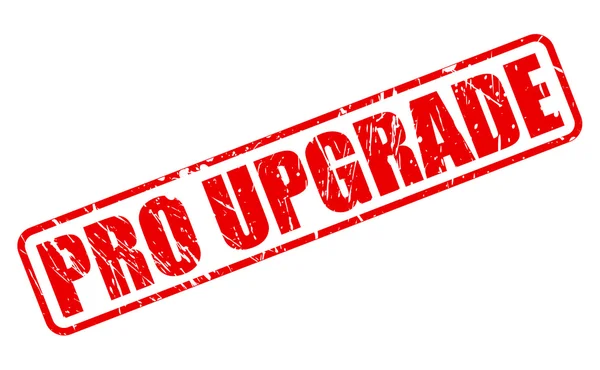 Pro upgrade текст красной марки — стоковый вектор