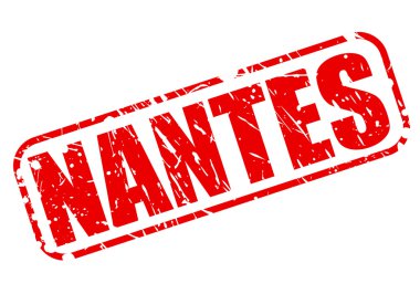 Nantes kırmızı damga metni