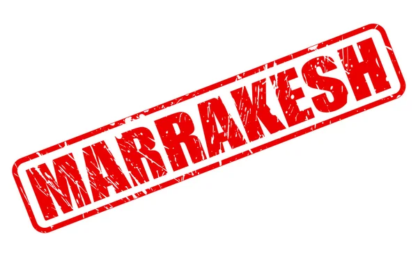 Marrakesh kırmızı damga metni