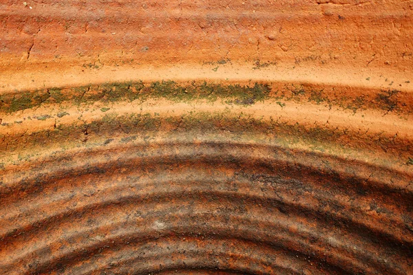 Konsistens av bränd lera — Stockfoto