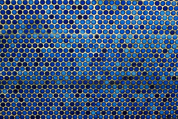 Tiles blue circle texture — Stock Photo, Image
