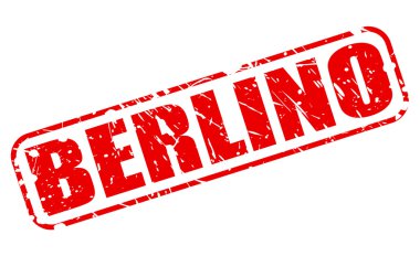Berlino (Berlin) kırmızı damga metni