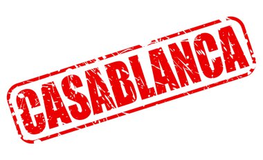 Casablanca kırmızı damga metni