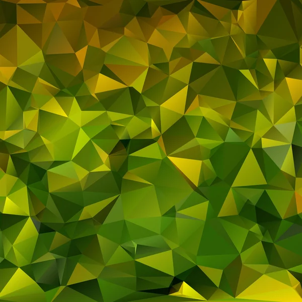 Αφηρημένη κίτρινο και πράσινο πολύγωνο — Διανυσματικό Αρχείο