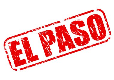 El Paso kırmızı damga metni