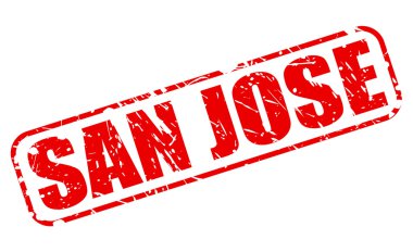 San jose kırmızı damga metni