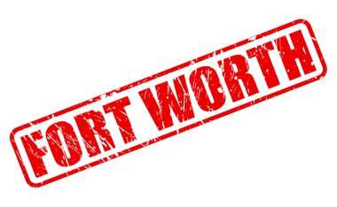 Fort Worth kırmızı damga metni