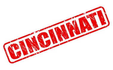 Cincinnati kırmızı damga metni
