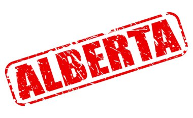 Alberta kırmızı damga metni