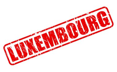 Lüksemburg kırmızı damga metni