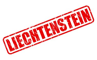 Liechtenstein kırmızı damga metni