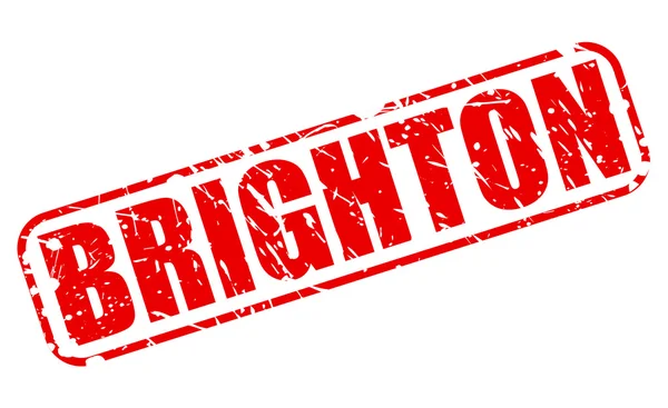 Brighton kırmızı damga metni