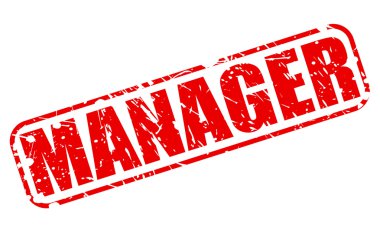 Yöneticisi kırmızı damga metni