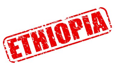 Etiyopya kırmızı damga metni