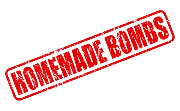 Home Made Bombs red stamp text — Stock Vector