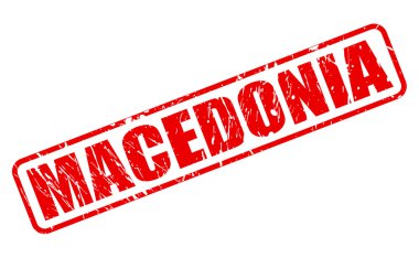 Makedonya kırmızı damga metni