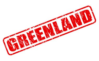 Grönland kırmızı damga metni