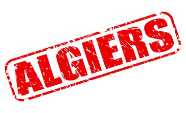 Algiers kırmızı damga metni