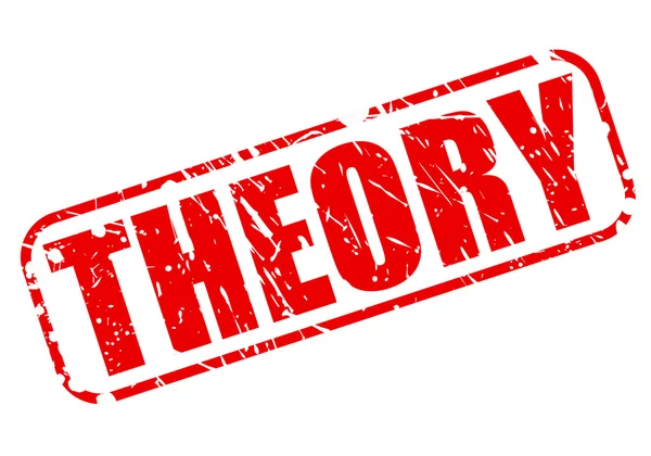 THEORY red stamp text — Stock Vector