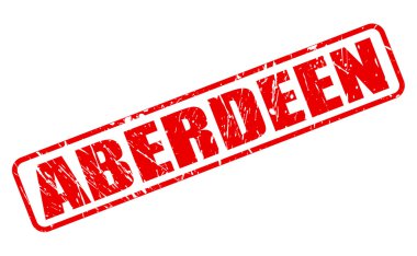 Aberdeen kırmızı damga metni