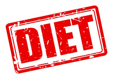 Diyet kırmızı damga metni