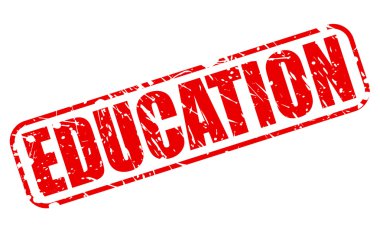 Eğitim kırmızı damga metni 