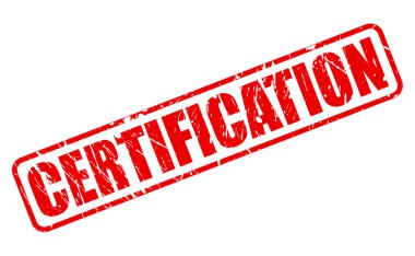 Sertifika kırmızı damga metni