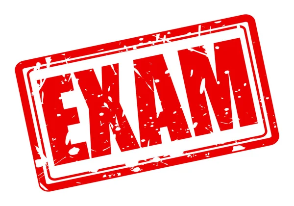 EXAM red stamp text — Stock Vector