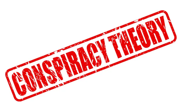 CONSPIRACY THEORY red stamp text — Stock Vector