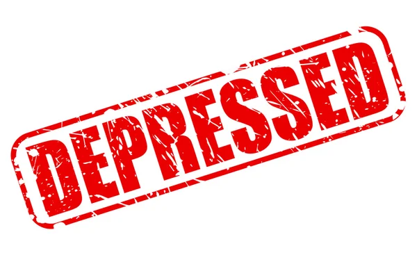 Depressed red stamp text — Stock Vector