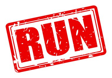 Kırmızı damga metni çalıştırın