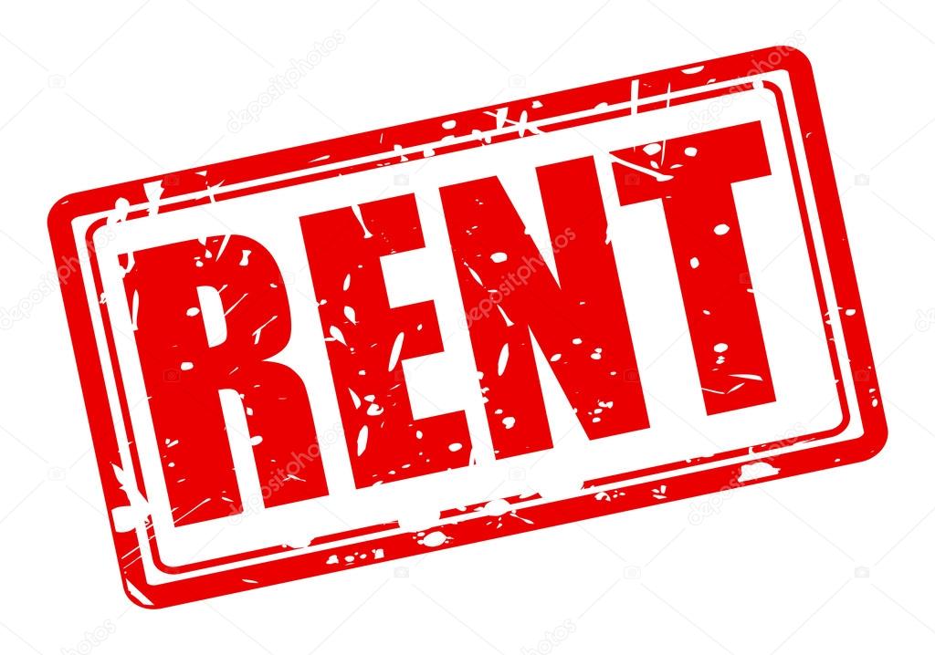 RENT red stamp text