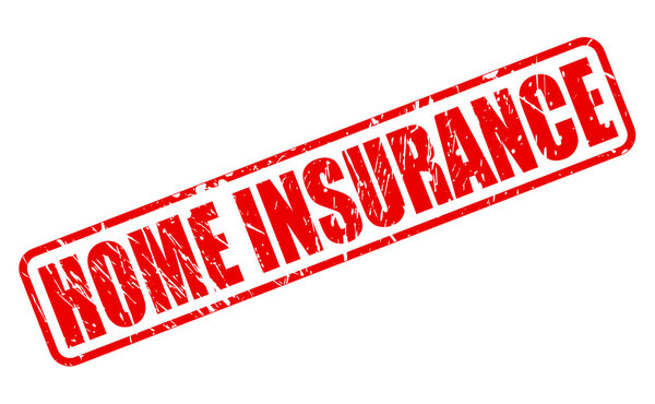 Home Insurance red stamp text