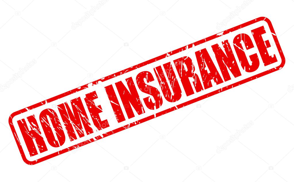 Home Insurance red stamp text