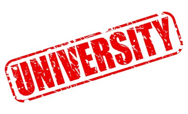 UNIVERSITY red stamp text