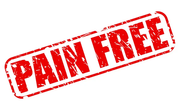 Pain free red stamp text — Stockový vektor