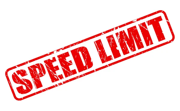 Speed Limit red stamp text — Stock Vector