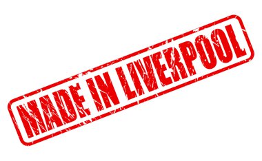 Liverpool kırmızı damga metni içinde yapılan