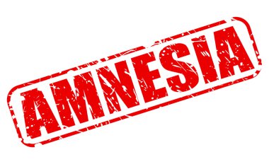 Hafıza kaybı kırmızı damga metni