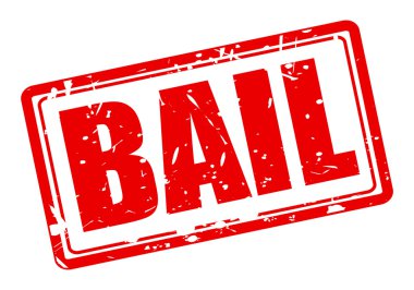 Bail red stamp text clipart
