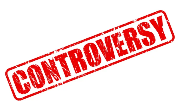 CONTROVERSY red stamp text — Stock Vector