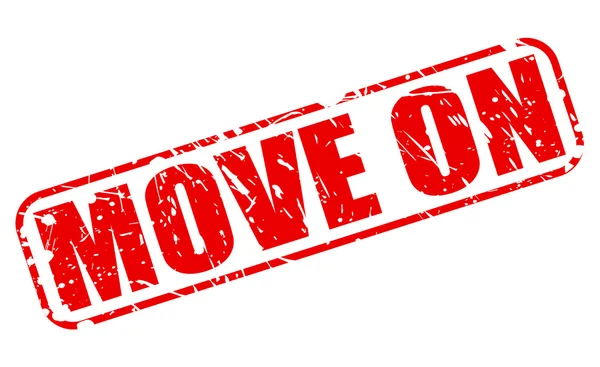 MOVE on red stamp text — стоковый вектор