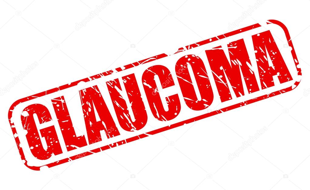 GLAUCOMA red stamp text