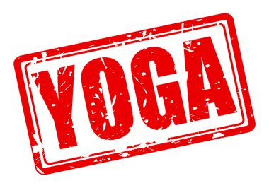 Yoga kırmızı damga metni