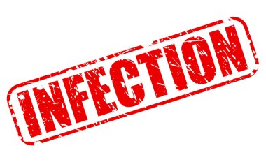 Enfeksiyon kırmızı damga metni
