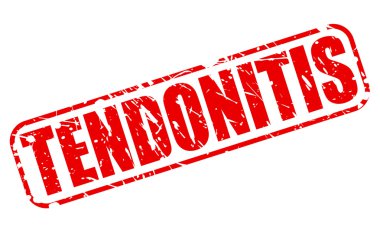 Tendinit kırmızı damga metni