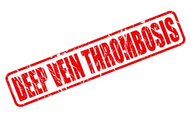 Derin Ven Trombozu kırmızı damga metni