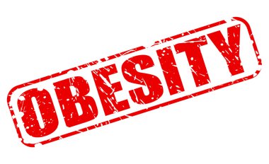Obezite kırmızı damga metni